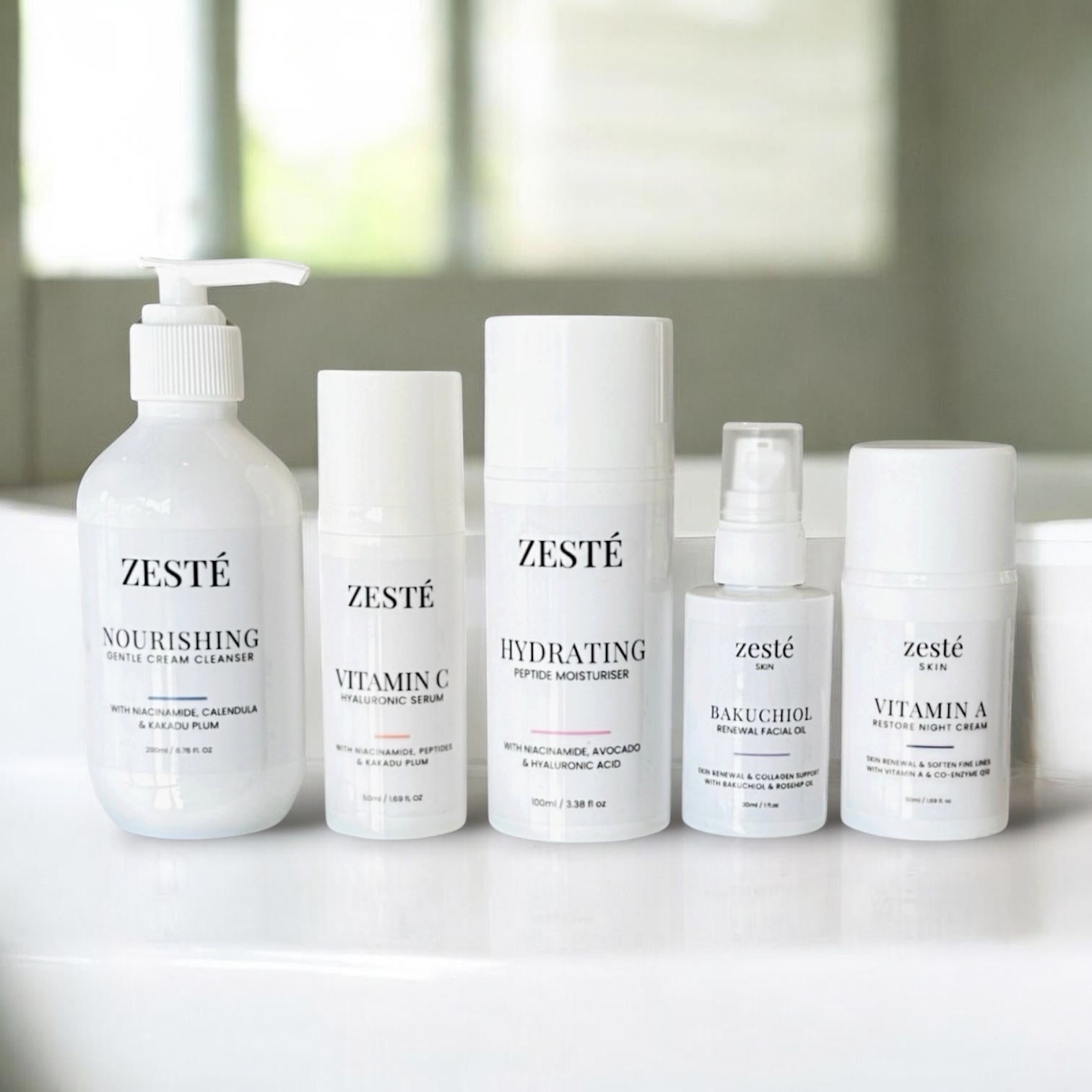 Ultimate Pro-Age Skincare Routine Bundle | 5-Piece Day & Night