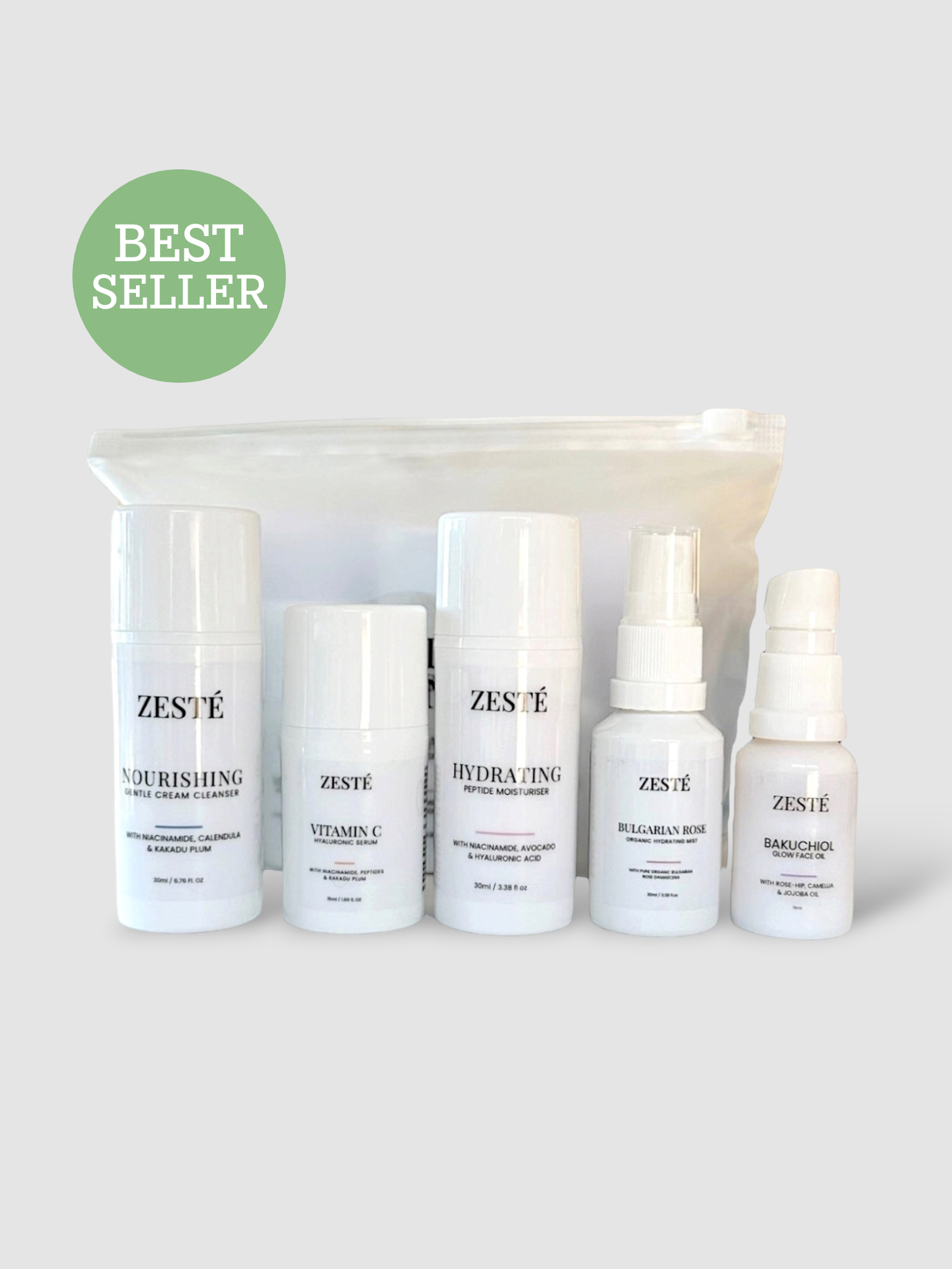 Travel Skincare Kits | Simple 5-step Ritual for on the go.