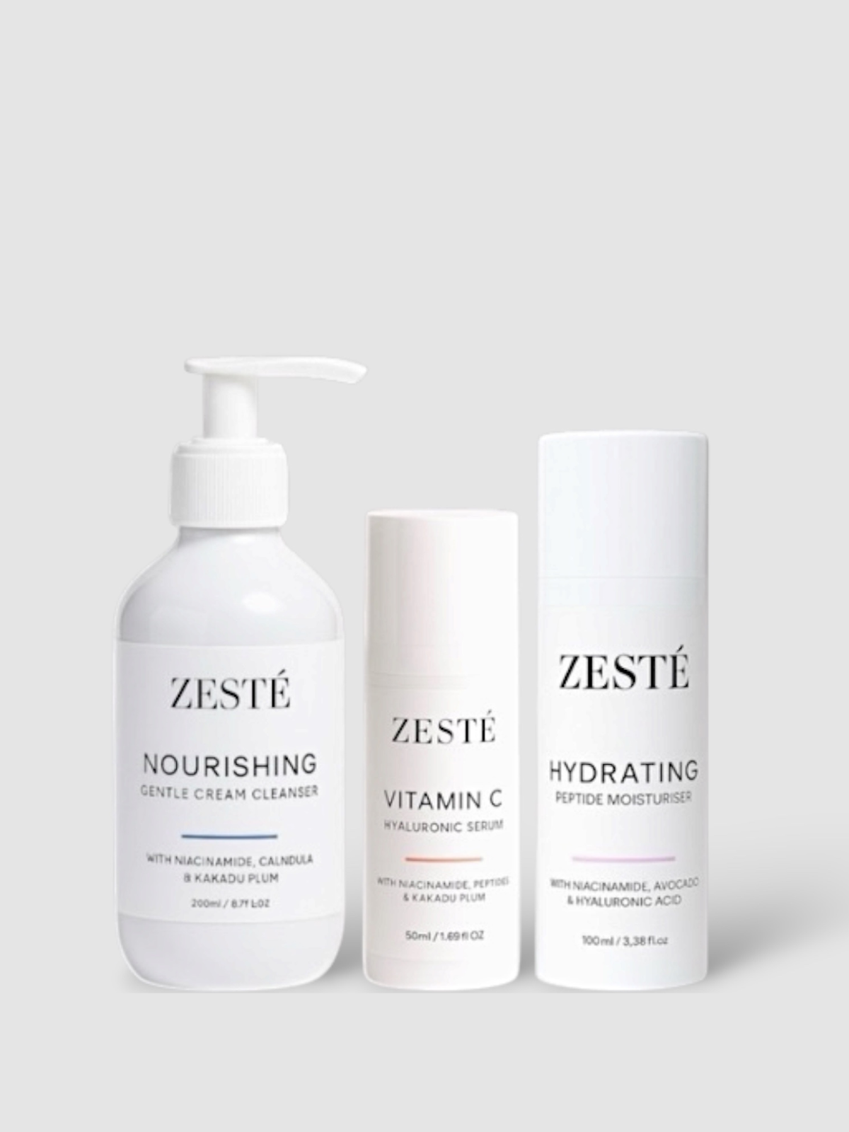 3-Step Skincare Bundle - Dry/Sensitive