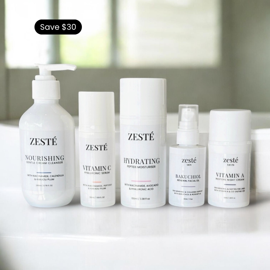 Ultimate Pro-Age Skincare Routine Bundle | 5-Piece Day & Night