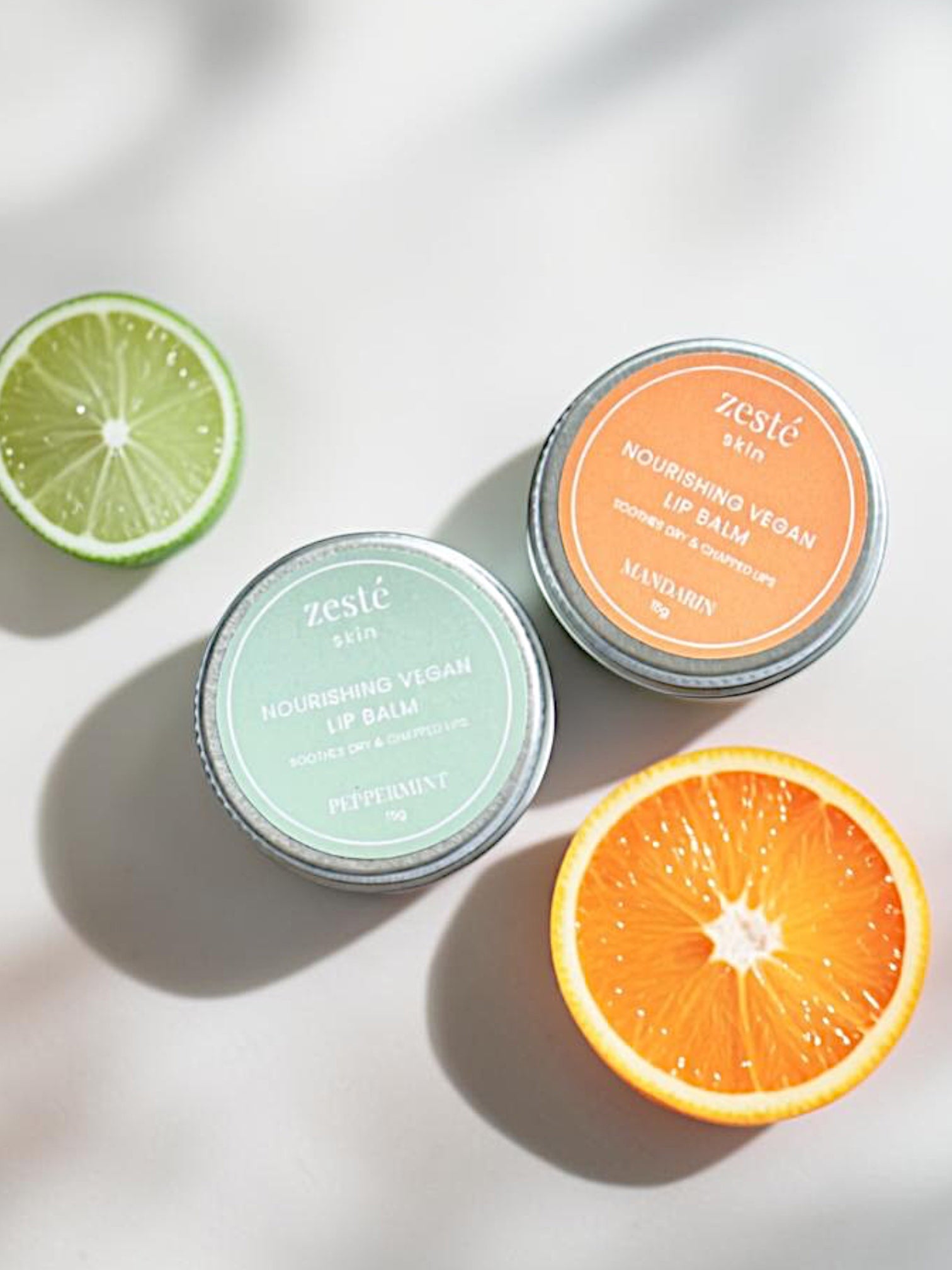 Vegan Lip Balm - Mandarin/Peppermint 15g